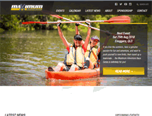 Tablet Screenshot of maxadventure.com.au